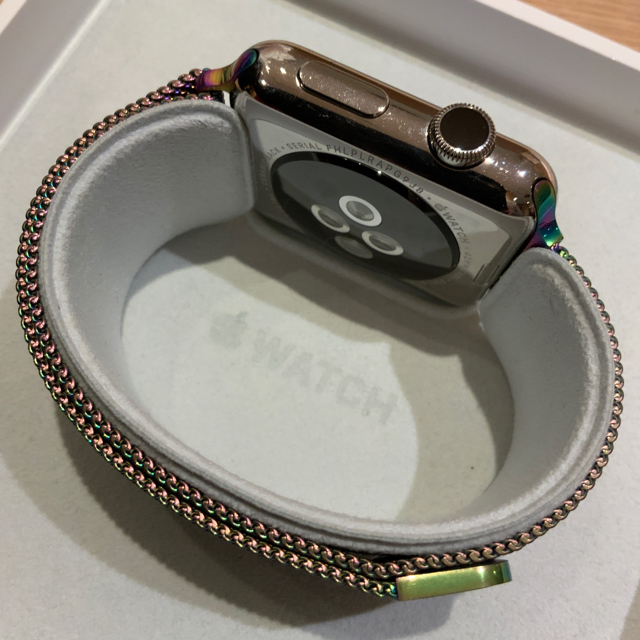 純正品) Apple Watch 初代 42mm ステンレス 純正品) Apple Watch 初代 42mm ステンレス