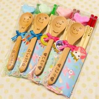 natsu414様確認用　ウッドバーニング 名前入れカトラリーset(キッチン小物)