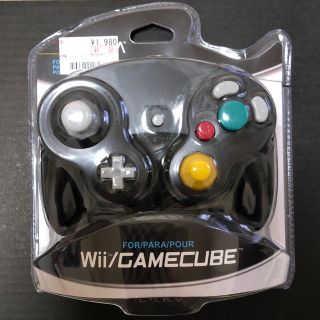 ニンテンドーゲームキューブ(ニンテンドーゲームキューブ)の【wii/GAMECUBE】☆GCコントローラー☆ 黒(その他)