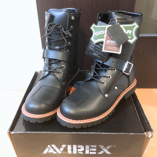 AVIREX(アヴィレックス)のAVIREX バイカーレザーブーツ　YAMATO メンズの靴/シューズ(ブーツ)の商品写真