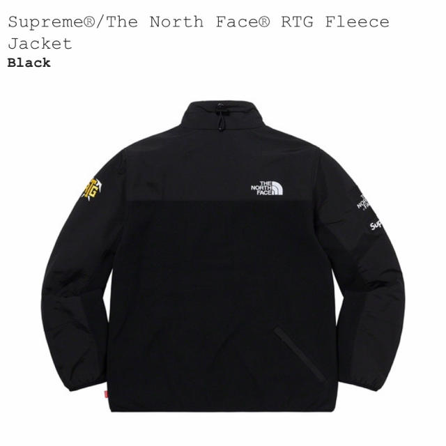Supreme RTG Fleece Jacket Black Lサイズ