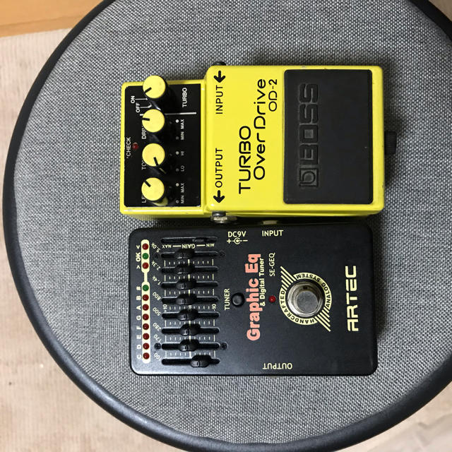 BOSS(ボス)のBOSS OD-2とARTEK  SE-GEQ 楽器のギター(エフェクター)の商品写真