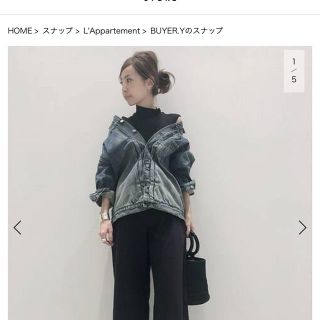 アパルトモンドゥーズィエムクラス(L'Appartement DEUXIEME CLASSE)のシュタンバウム　オーバーサイズデニム　ジャケット(Gジャン/デニムジャケット)