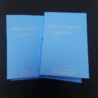 ドルチェアンドガッバーナ(DOLCE&GABBANA)の【非売品】DOLCE&GABBANA オードトワレお試しset(ユニセックス)