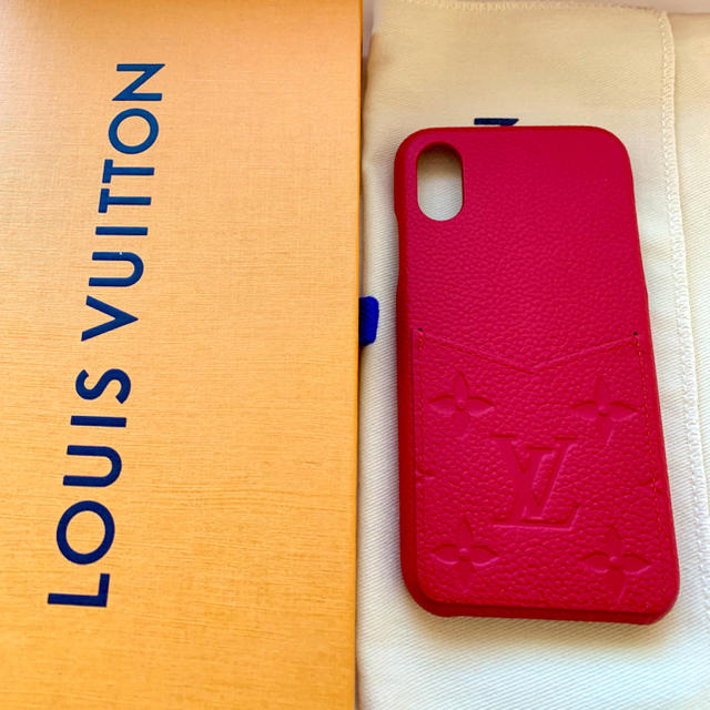 LOUIS VUITTON - LOUISVUITTON  iPhone X/XS ケース  スカーレットの通販