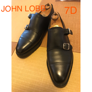 ジョンロブ(JOHN LOBB)の美品 JOHN LOBB  WILLIM 7Dブラックバッファロー(ドレス/ビジネス)
