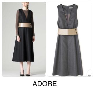 アドーア(ADORE)の美品！ ADORE  アドーア ワンピース(ロングワンピース/マキシワンピース)