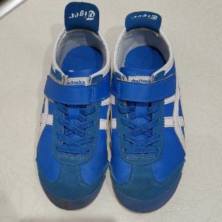 オニツカタイガー(Onitsuka Tiger)のオニツカタイガースニーカー青18.5cm(スニーカー)