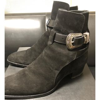 サンローラン(Saint Laurent)の定価16万位　サンローラン　ウエスタンバックルベルトジョッパーブーツused(ブーツ)