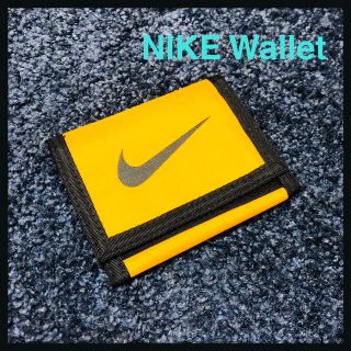 ナイキ(NIKE)のNIKE 廃盤 90s ウォレット 折りたたみ財布 財布 新品未使用 廃盤 黄(長財布)