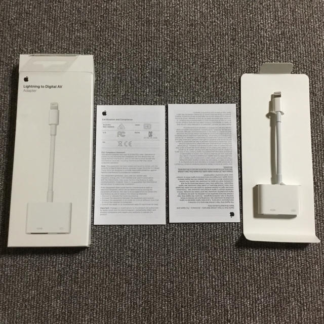 Apple Lightning - Digital AVアダプタ 純正 美品