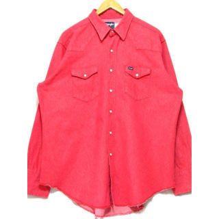 ラングラー(Wrangler)の＠美品 ラングラー Wrangler 長袖ダンガリーウエスタンシャツw370(シャツ)