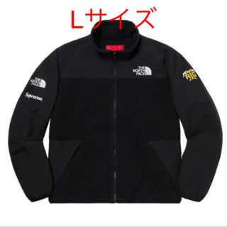 シュプリーム(Supreme)の黒 L supreme THE NORTH FACE RTG FLEECE(ブルゾン)