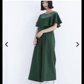 メルロー(merlot)の★新品★【merlot plus】オールインワン 結婚式・二次会ドレス グリーン(オールインワン)