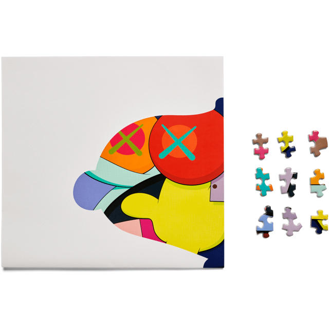 送料込み　即発送　2種セット kaws カウズ　パズル　puzzle スヌーピー エンタメ/ホビーのおもちゃ/ぬいぐるみ(キャラクターグッズ)の商品写真