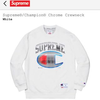 シュプリーム(Supreme)の Supreme /champion crewheck カラーwhite  (スウェット)