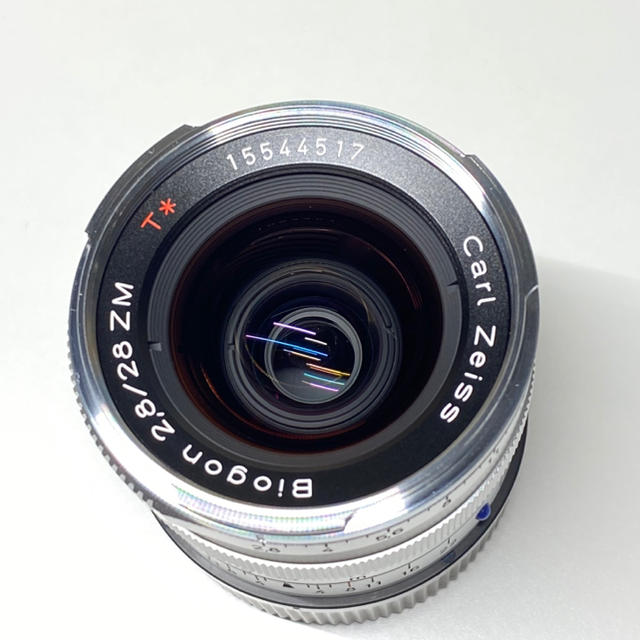 LEICA(ライカ)のCarl Zeiss Biogon 28mm f2.8 zm スマホ/家電/カメラのカメラ(レンズ(単焦点))の商品写真