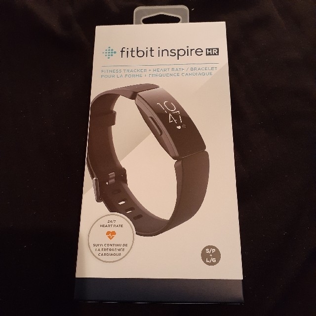 Fitbit InspireHR フィットネストラッカー　ブラック