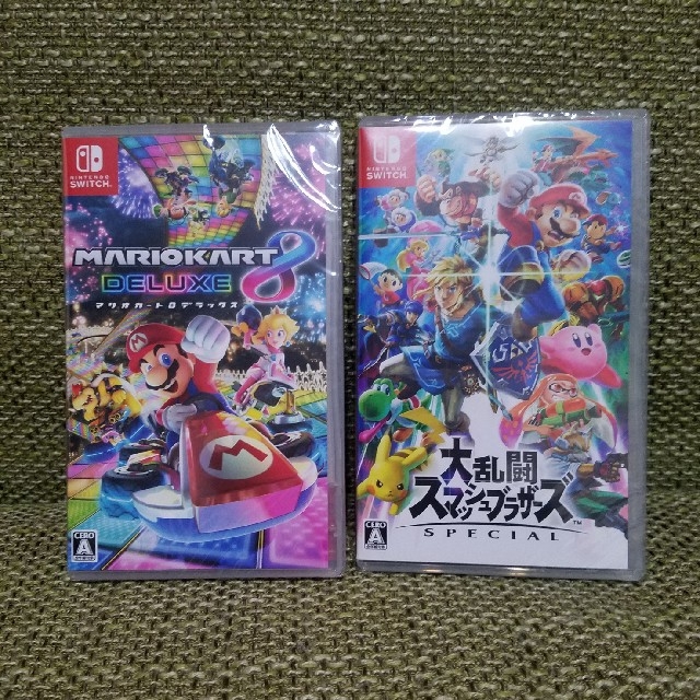 新品未開封!即日発送!大乱闘スマッシュブラザーズ!マリオカート8 逆