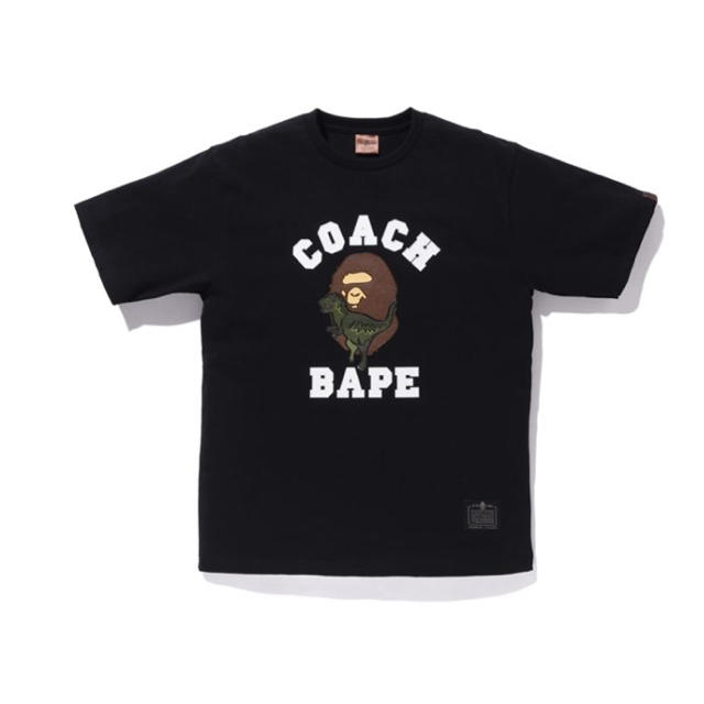 bape coach tee 黒 L