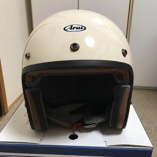 【ゆうき様専用】ARAI バイクヘルメット　 パイロットホワイト(ヘルメット/シールド)