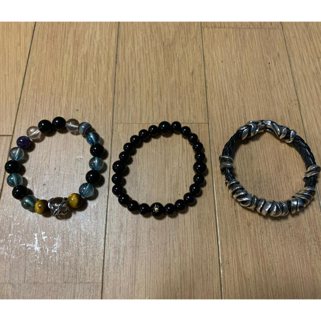 GIGOR(ジゴロウ)のGACKT着用ブレスレット3点！ メンズのアクセサリー(ブレスレット)の商品写真