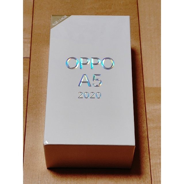 【新品未開封】OPPO A5 2020 スマホ/家電/カメラのスマートフォン/携帯電話(スマートフォン本体)の商品写真