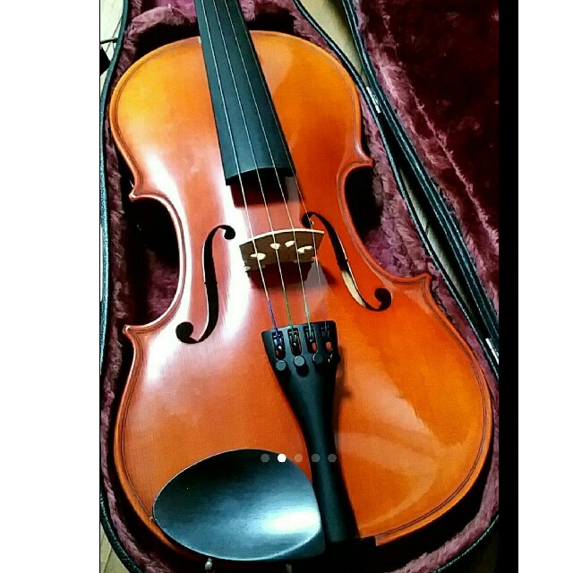 高級 バイオリン 鈴木 No.230 4/4 証明ラベル有、弓ケース付 定価6万