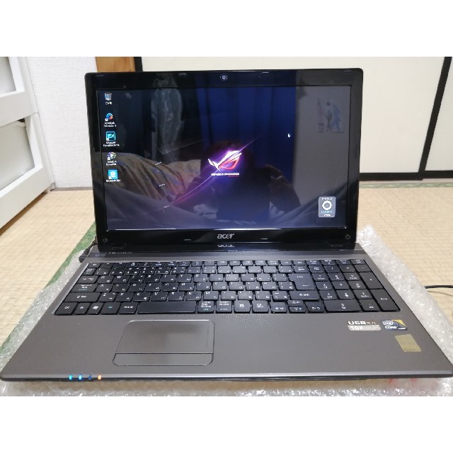 Acer(エイサー)のHRT様専用！acer Aspire  Corei7メモリ16GB/SSD480 スマホ/家電/カメラのPC/タブレット(ノートPC)の商品写真