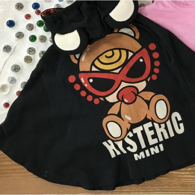 HYSTERIC MINI(ヒステリックミニ)のHYSTERIC MINI テディポンチョ キッズ/ベビー/マタニティのベビー服(~85cm)(その他)の商品写真