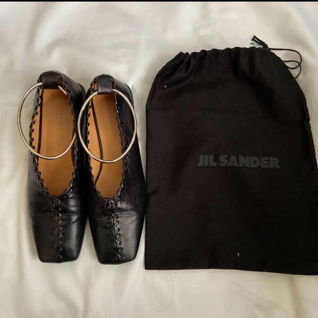 Jil Sander(ジルサンダー)のジルサンダー　jil sander フラットシューズ　36 レディースの靴/シューズ(ローファー/革靴)の商品写真