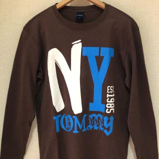 トミー(TOMMY)の【春先コーデに！】TOMMY ビッグロゴプリント LサイズロンT(Tシャツ/カットソー(七分/長袖))