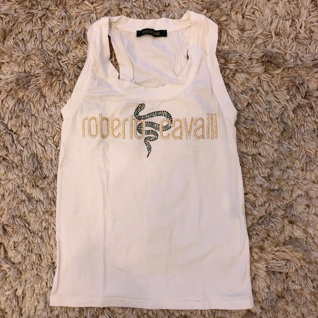 Roberto Cavalli(ロベルトカヴァリ)のロベルト カヴァリ♡タンクトップ レディースのトップス(Tシャツ(半袖/袖なし))の商品写真
