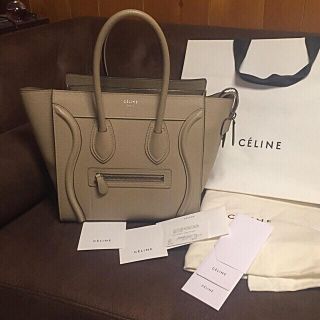 セリーヌ(celine)の💠papato様専用💠美品✨✨セリーヌ ラゲージ  DUNE(トートバッグ)