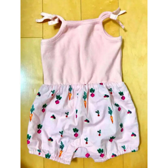 babyGAP(ベビーギャップ)の3〜6ヶ月 baby gap ピンク ロンパース キッズ/ベビー/マタニティのベビー服(~85cm)(その他)の商品写真