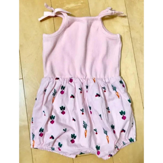 babyGAP(ベビーギャップ)の3〜6ヶ月 baby gap ピンク ロンパース キッズ/ベビー/マタニティのベビー服(~85cm)(その他)の商品写真