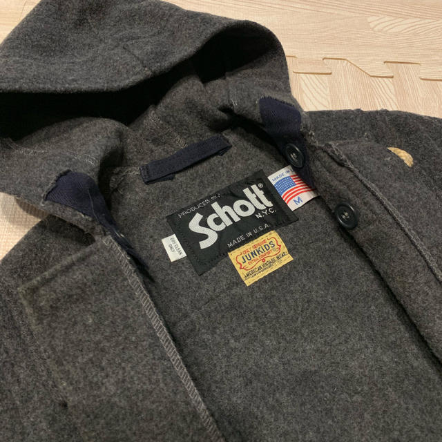 schott(ショット)のschott × junkids ダッフルコート キッズ/ベビー/マタニティのキッズ服男の子用(90cm~)(コート)の商品写真