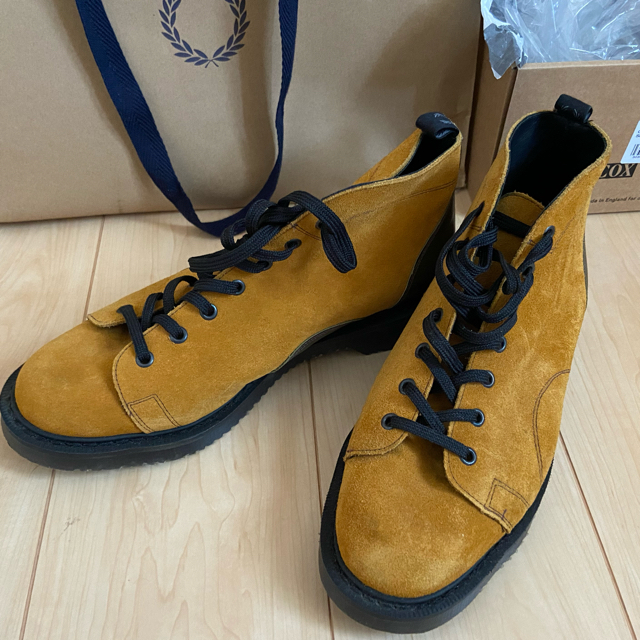 【美品】Fred Perry × George cox 20ss スエードブーツ