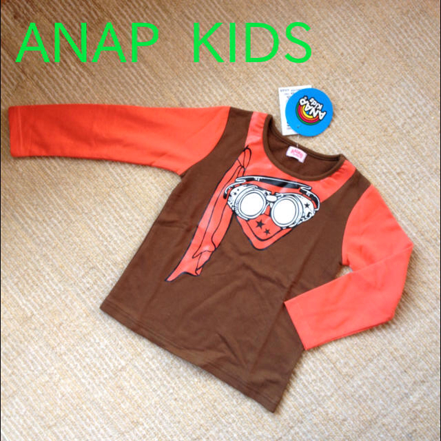 ANAP Kids(アナップキッズ)の新品タグ付き☆アナップキッズロンT110 キッズ/ベビー/マタニティのキッズ服男の子用(90cm~)(その他)の商品写真