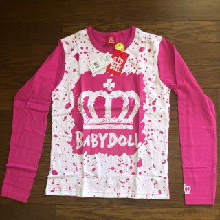 ベビードール(BABYDOLL)のBABYDOLL ﾍﾟｲﾝﾄ風 ﾛﾝT  ﾛﾝｸﾞTｼｬﾂ  150cm(Tシャツ/カットソー)