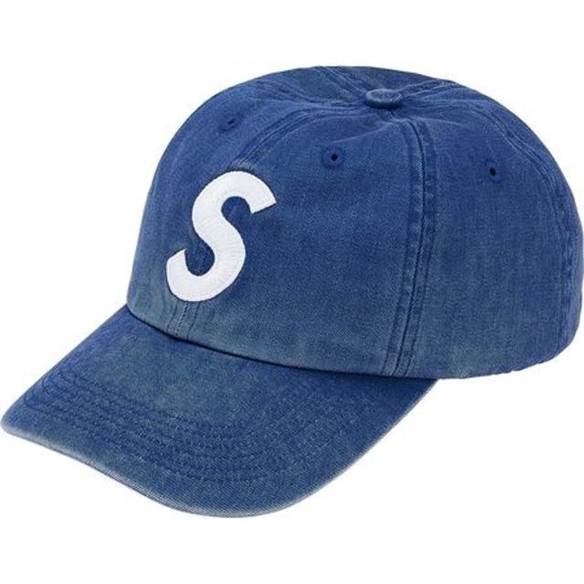 Supreme Pigment Print S Logo 6-Panel ブル- 【おまけ付】 Lee キャップ 帽子 タグ付 おまけ