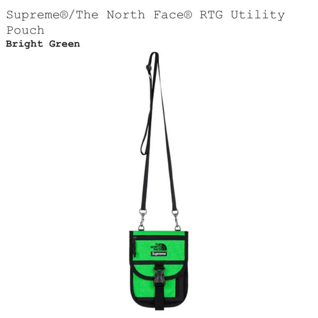 Supreme The North Face RTG ポーチ 緑 グリーン