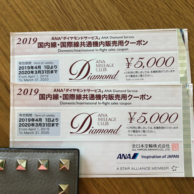 ANA 機内販売用クーポン　10,000円分チケット