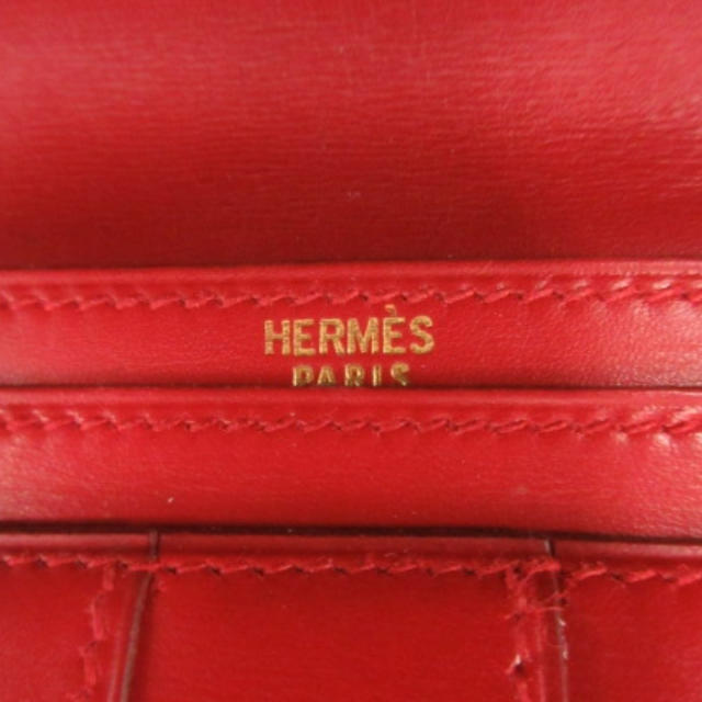 【激安】エルメスHERMES 財布 二つ折り ベアン レザー 赤 レッド ○刻印 【激安】エルメスHERMES 財布 二つ折り ベアン レザー 赤 レッド ○刻印