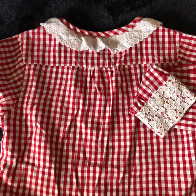 女児　ブラウス　・110 キッズ/ベビー/マタニティのキッズ服女の子用(90cm~)(ブラウス)の商品写真