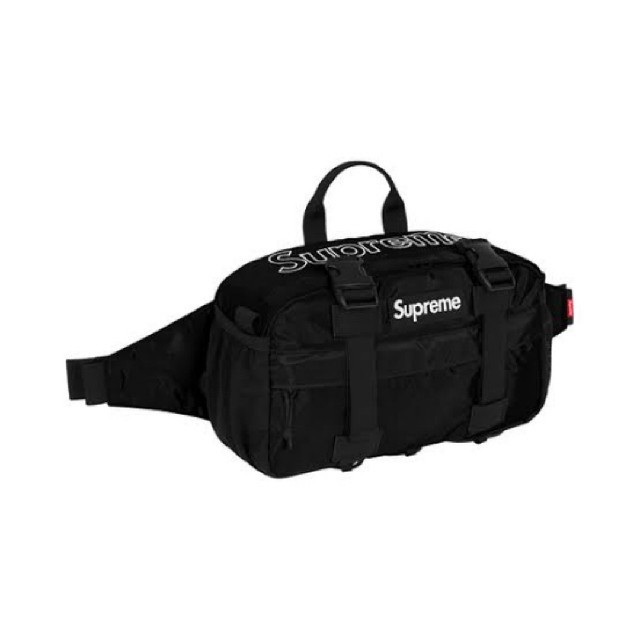 supreme waist bag 19aw　黒