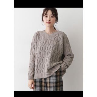 アーバンリサーチ(URBAN RESEARCH)の【値下中】ITEMS URBAN RESEARCH プルオーバーニット(ニット/セーター)