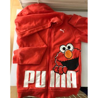 プーマ(PUMA)のプーマ　パーカー（セサミストリートelmo）120〜130cm(ジャケット/上着)