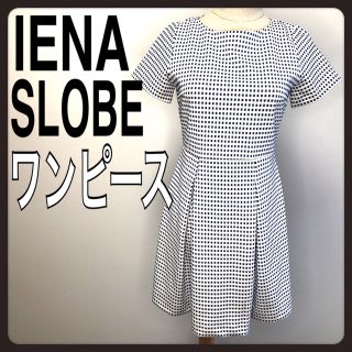 スローブイエナ(SLOBE IENA)のイエナスローブ IENA SLOBE ワンピース チェック(ひざ丈ワンピース)