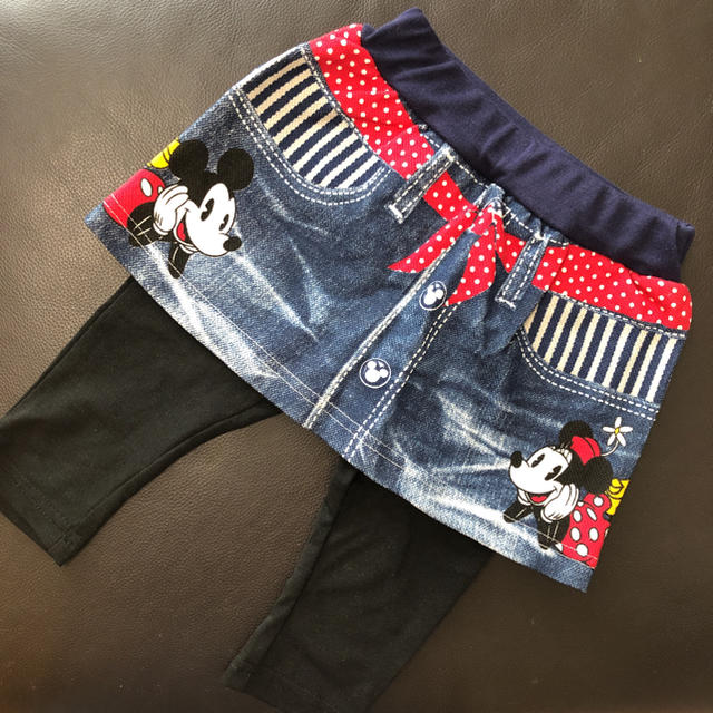 Disney(ディズニー)の80サイズ　ディズニースカートパンツ キッズ/ベビー/マタニティのベビー服(~85cm)(パンツ)の商品写真